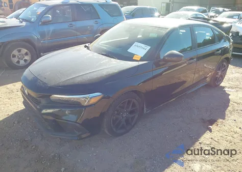 2022 Honda Civic Sport z USA, uszkodzony, nr VIN 2HGFE2F56NH504342